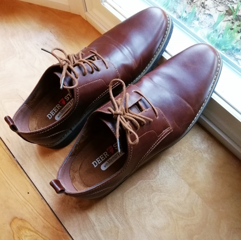 Deer Stags Men's Times Oxfords, Size 12